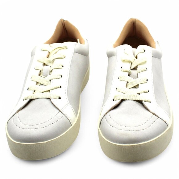 Journee Collection Gray and White Sneakers Size 11 NWT - Picture 3 of 9